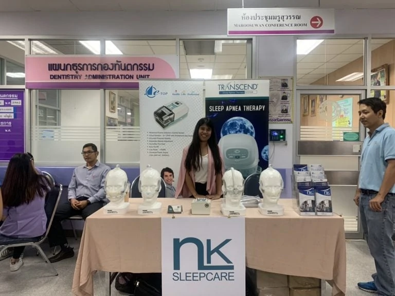 NK Sleepcare ร่วมออกบูธในงานประชุมวิชาการสมาคมประสาทการนอนหลับ ครั้งที่ 4
