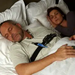 ApneaLink Home Sleep Test male couple sleeping