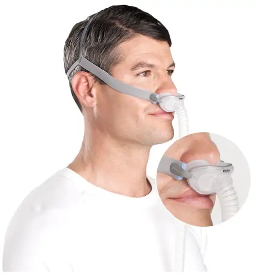 ResMed AirFit P10 Pillow Mask man