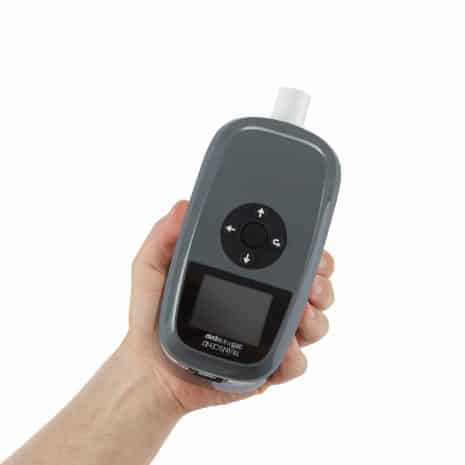 Transcend 365 Auto CPAP in hand
