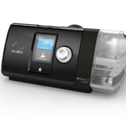 ResMed AirSense 10 AutoSet CPAP angle